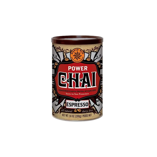 David Rio Power Chai Espresso – chai maisījums ar espresso kafiju (398 g bundža) 11090